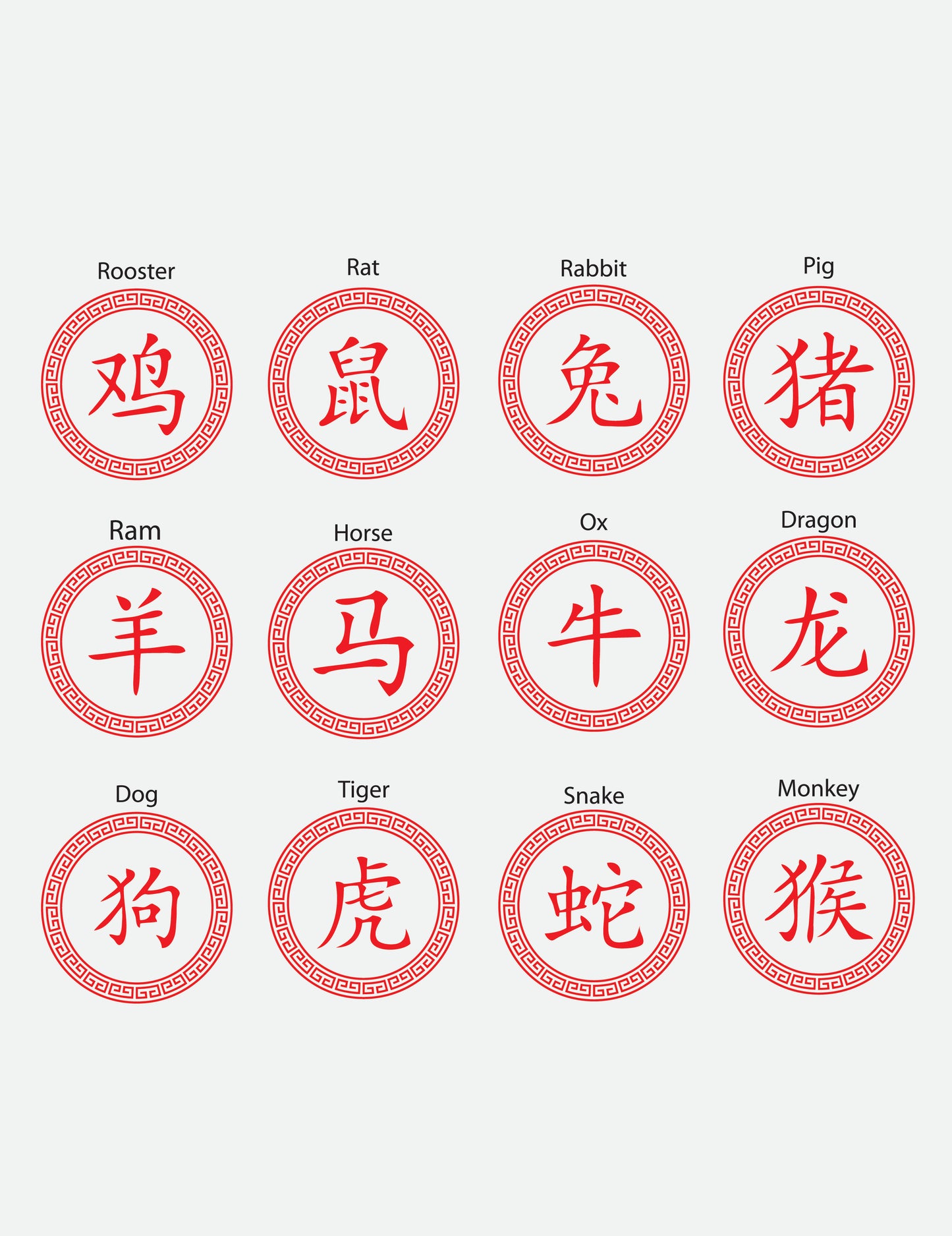 Toddler Chinese Zodiac Symbol Sweatshirt