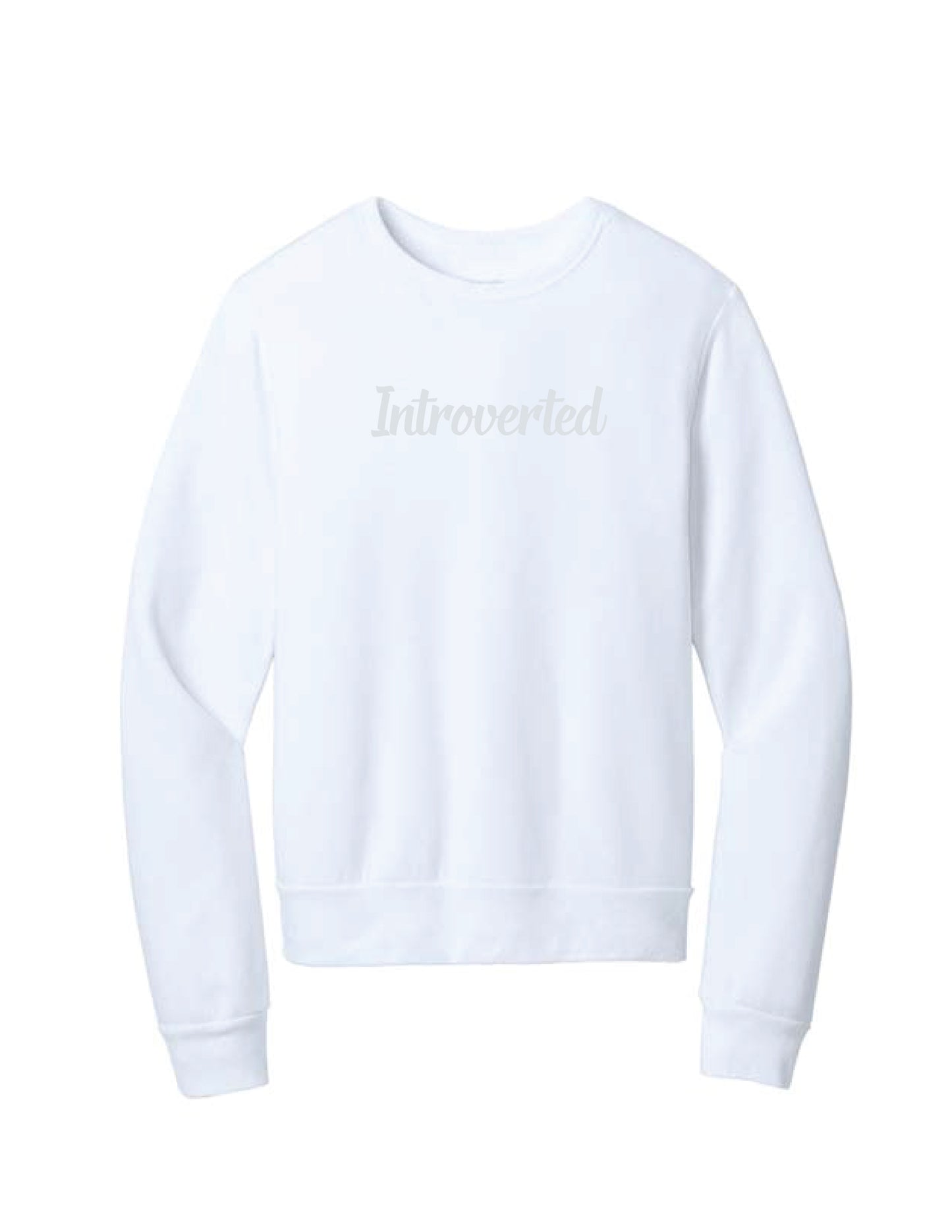 Introverted Monochromatic Sweatshirt