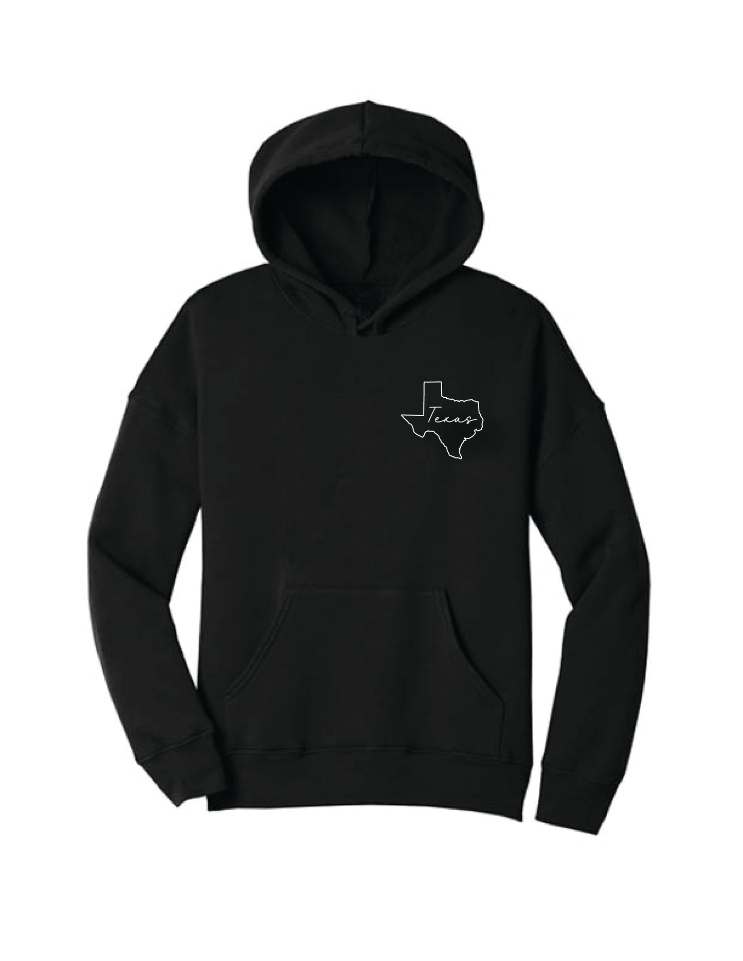 State Outline/Script Hoodie