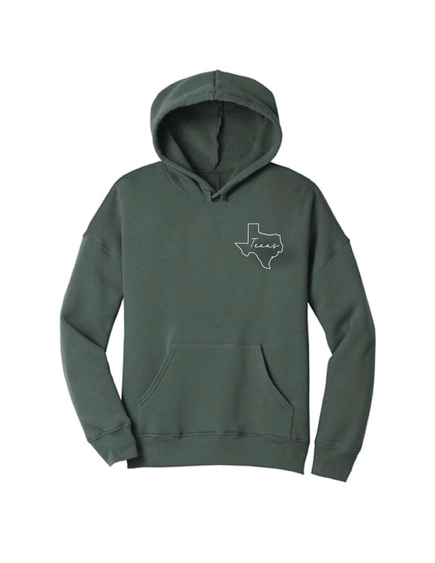 State Outline/Script Hoodie