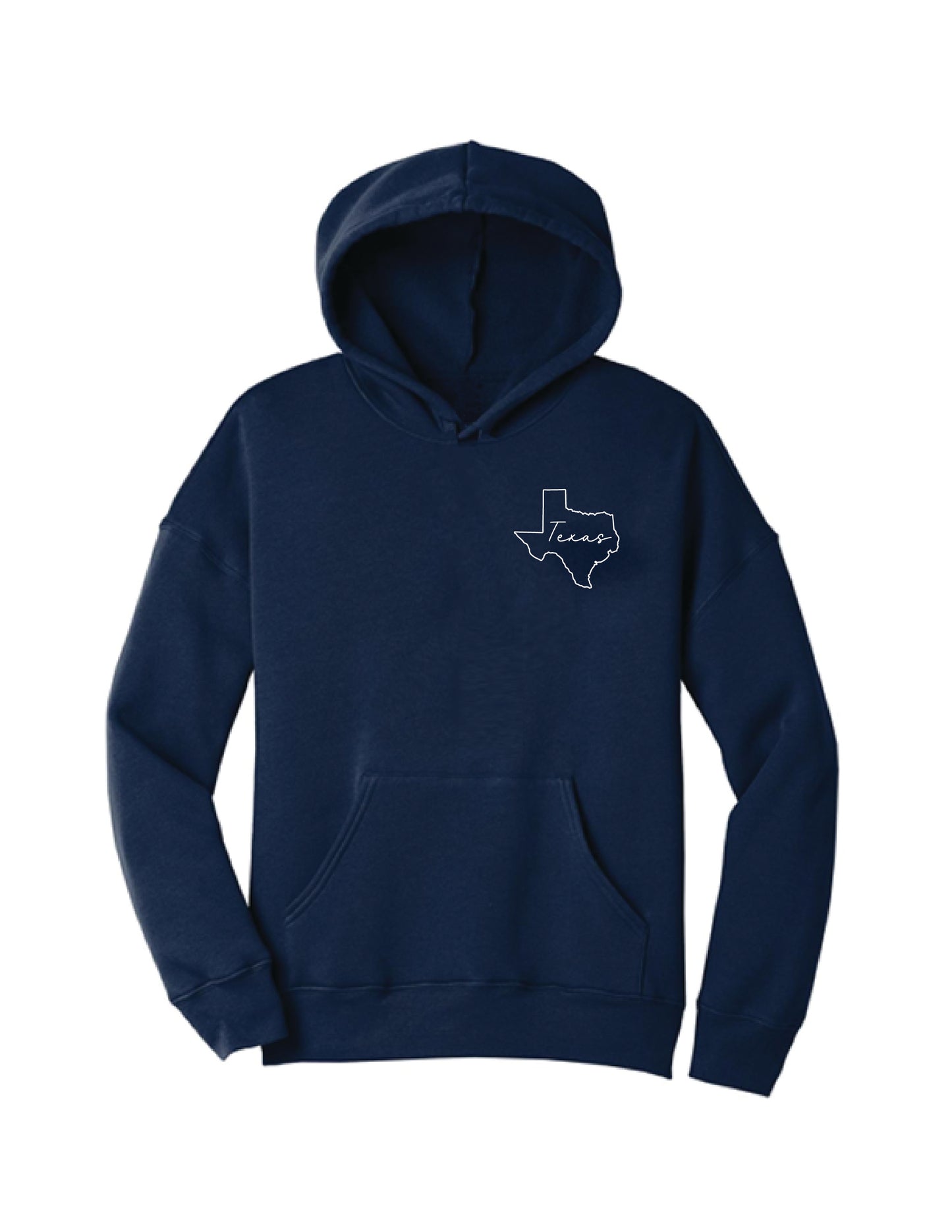 State Outline/Script Hoodie