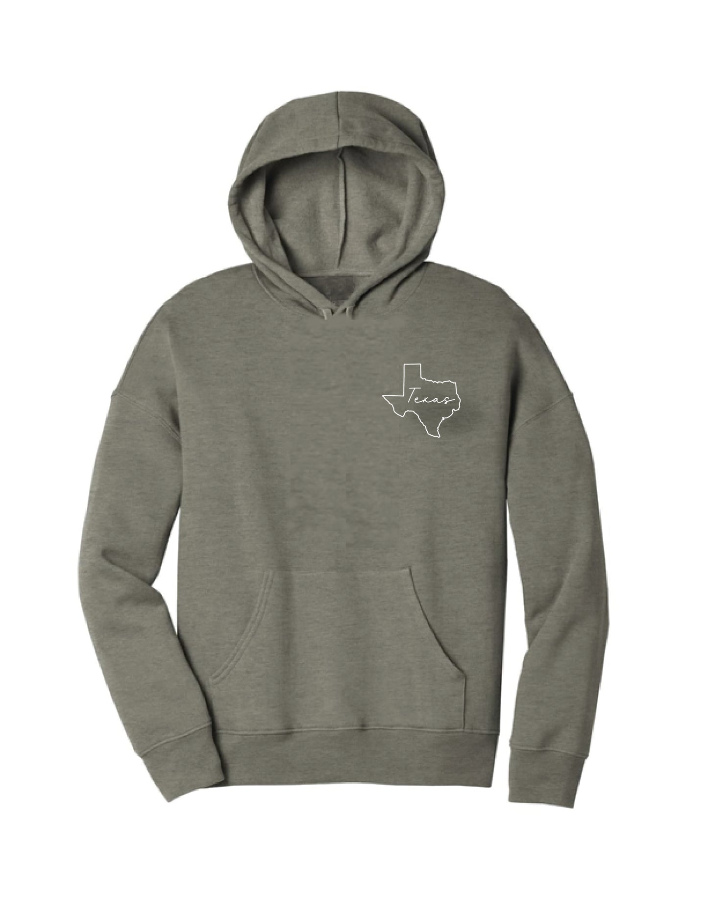 State Outline/Script Hoodie