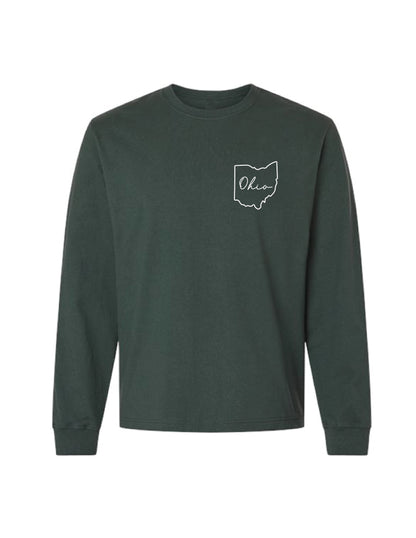 State Outline Long Sleeve Shirt