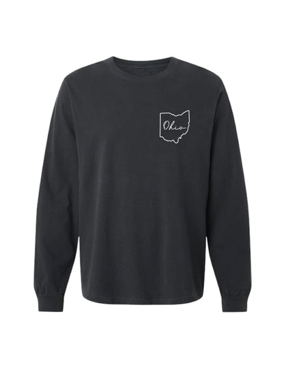 State Outline Long Sleeve Shirt