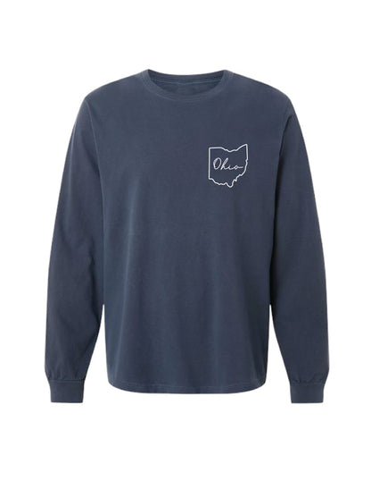 State Outline Long Sleeve Shirt
