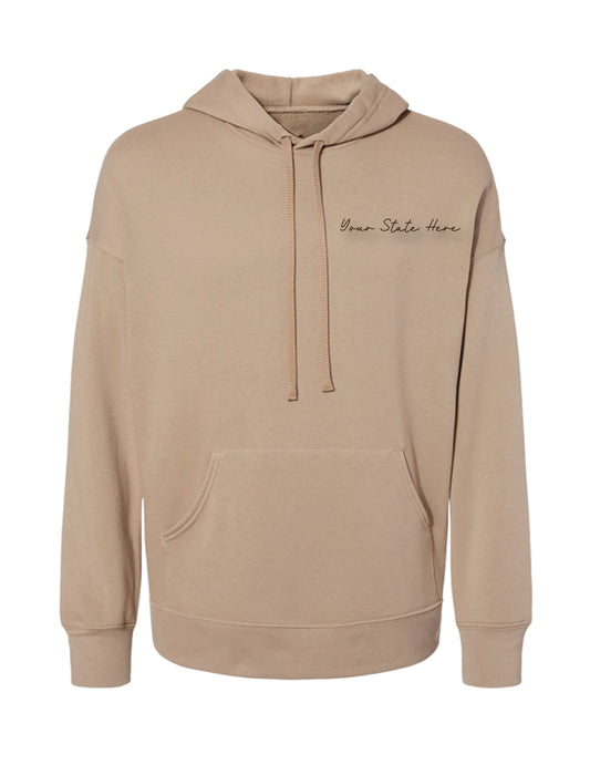 Mini Script USA State Hoodie